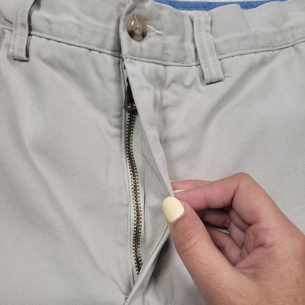 Polo Ralph Lauren Mens 34x32 Tan Classic‎ Fit Chino Pants Khaki Cotton